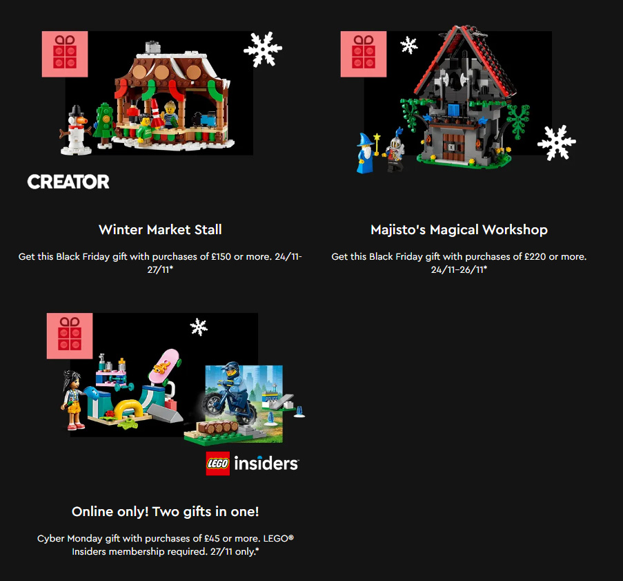 Lego creator store black friday